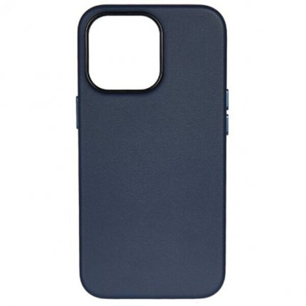 

Накладка для iPhone 14 Pro Max K-Doo Noble кожаная синии, Синий