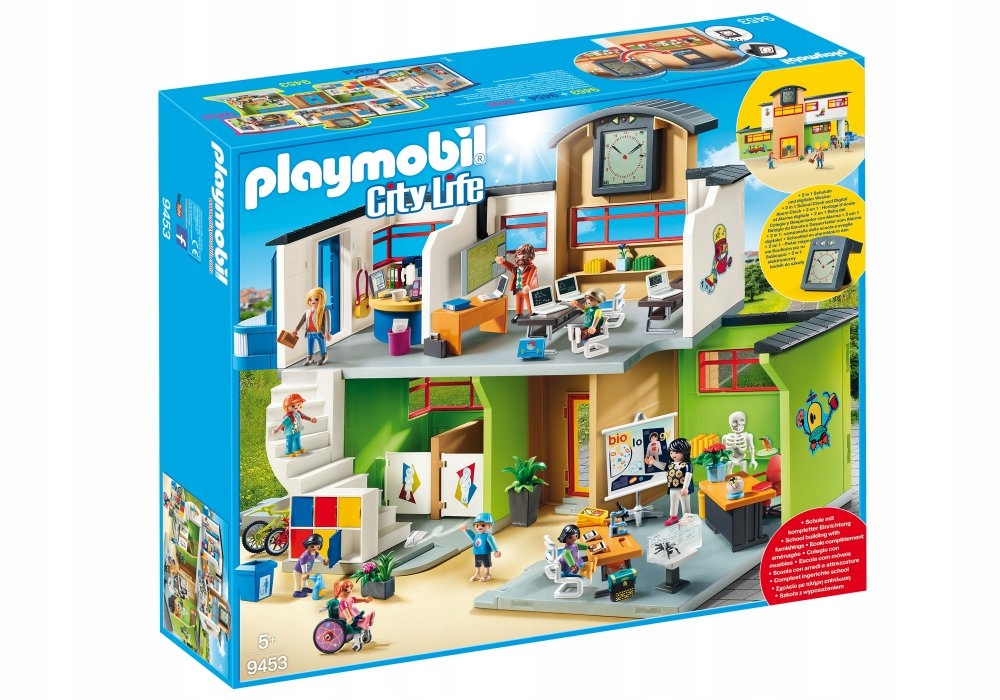 фото Конструктор playmobil меблированное здание школы 9453