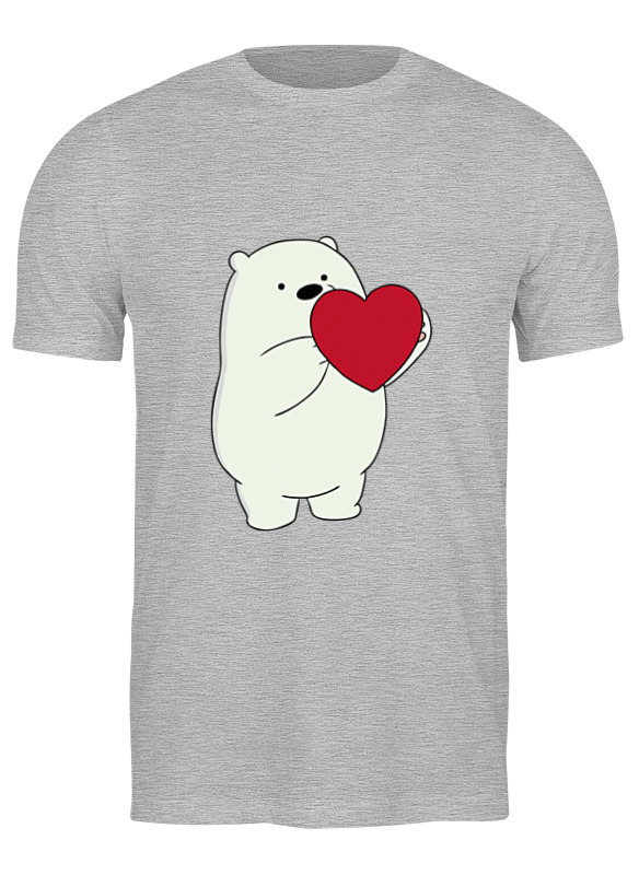 

Футболка мужская Printio Ice bear 3704566 серая L, Серый, Ice bear 3704566