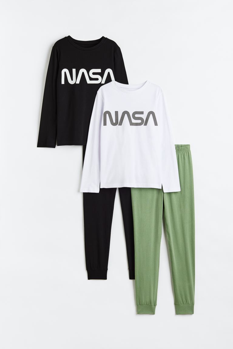 

Пижама детская H&M 1160592, цвет черный/разноцветный, размер 134 (доставка из-за рубежа), 1160592