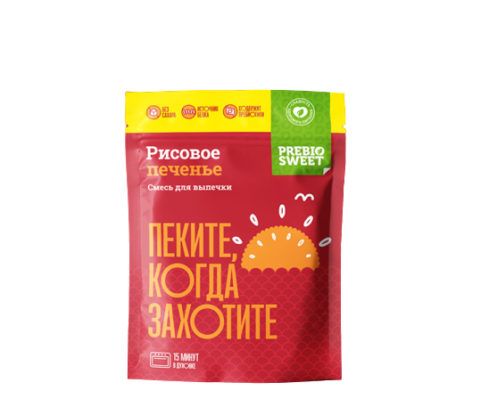 фото Смесь для выпечки prebiosweet печенье рисовое 250 г