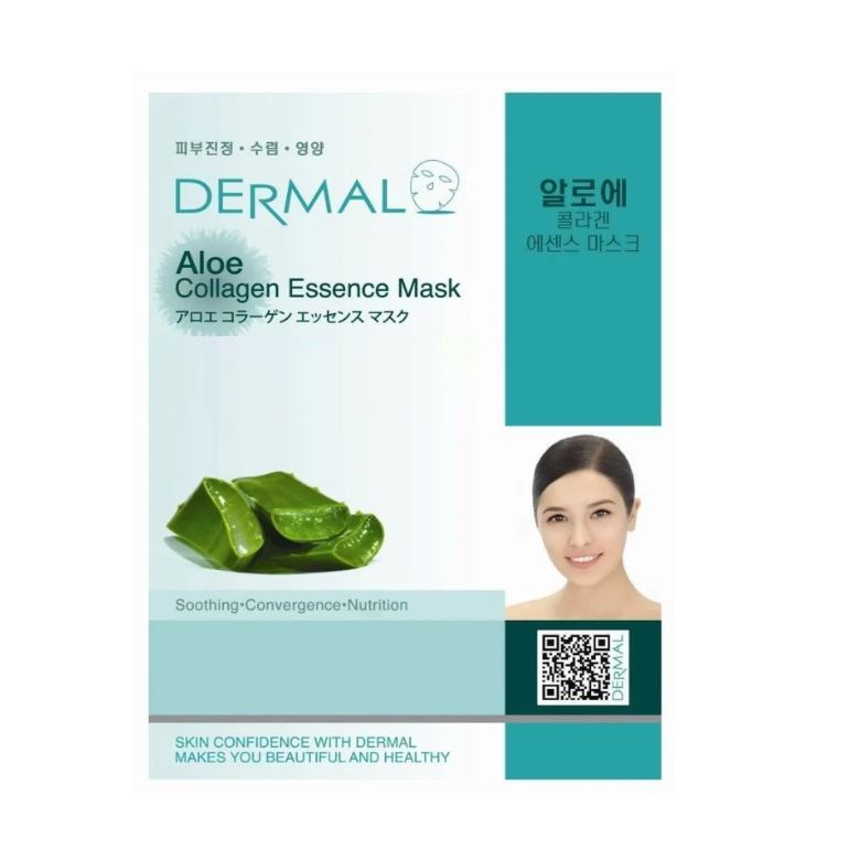 Маска тканевая для лица Dermal Aloe Collagen Essence Mask