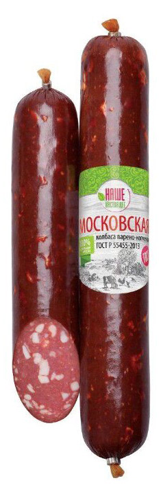 

Колбаса Наше настоящее Московская варено-копченая 400 г