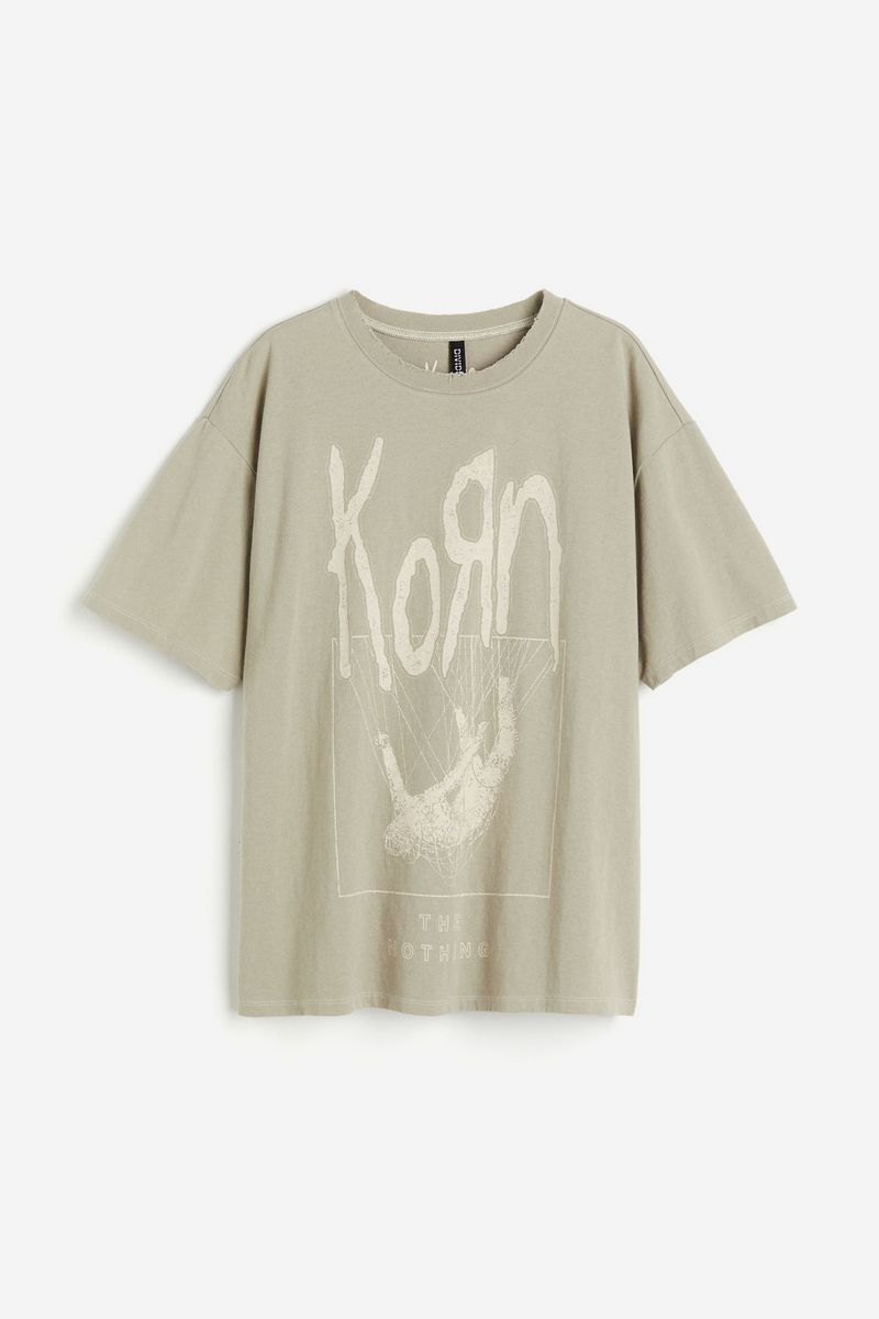 

Футболка женская H&M 1206628 хаки XL, 1206628
