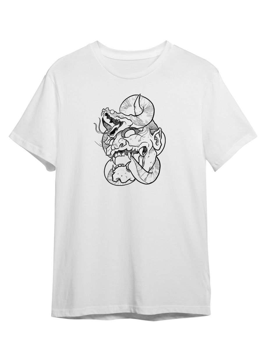 

Футболка унисекс Каждому Своё Аниме/Кобра/Демон ANRA11 белая 4XL, "Аниме/Кобра/Демон" ANRA11