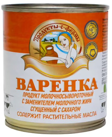 

Сгущенный молокосодержащий продукт Продукты с фермы 8,5% СЗМЖ 380 г