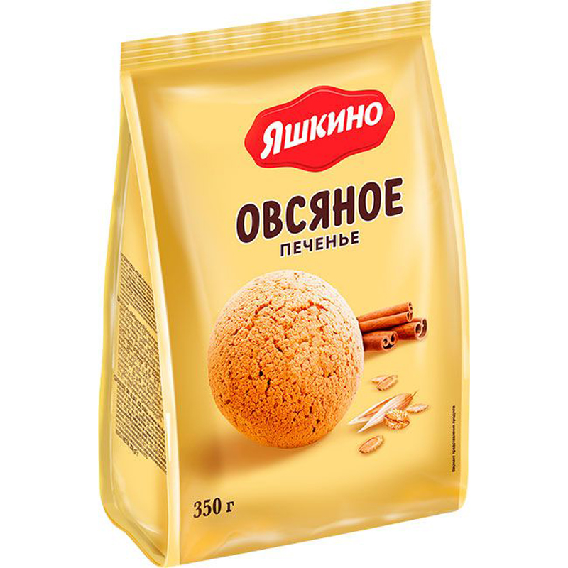 Печенье Яшкино Овсяночка сдобное 350 г