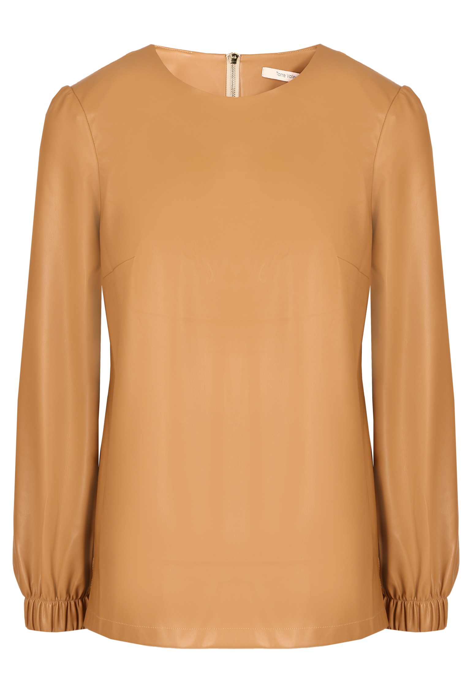 Блуза женская TORRE VALLEY 137276 коричневая 46 IT