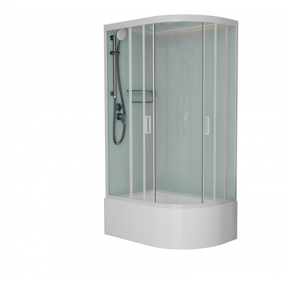 

Душевая кабина Frank F412/2L White 120x80x220 см