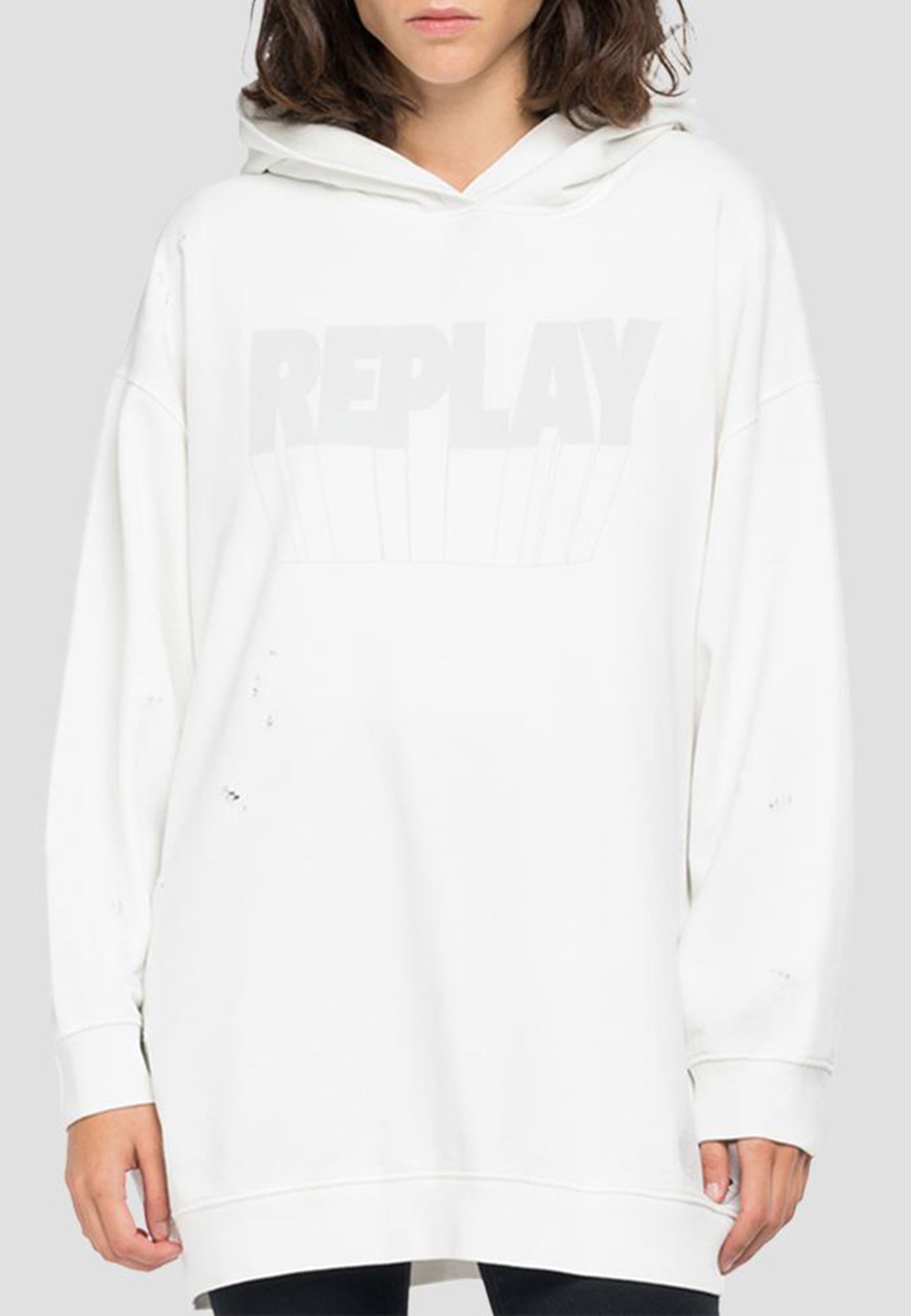 

Толстовка женская Replay 136730 белая XS, Белый, 136730