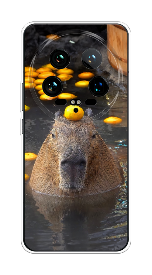 

Чехол на Xiaomi 14 Ultra "Капибара отдыхает", Коричневый;оранжевый;серый, 321850-1