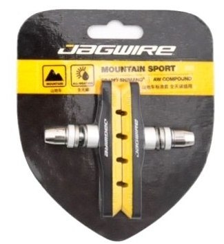 Колодки тормозные на велосипед Jagwire basics comp mountain xc резьбовые жёлтые