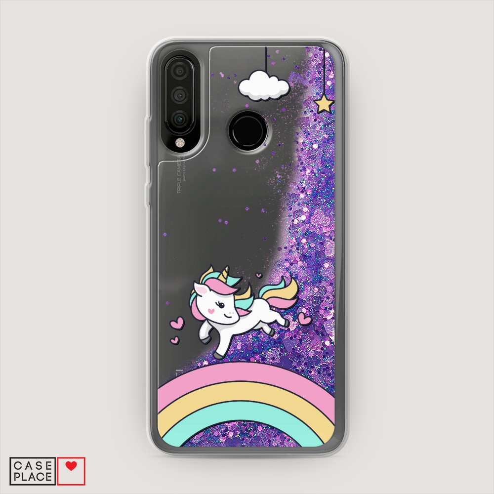 

Чехол Awog на Huawei P30 lite/Honor 20S/Honor 20 Lite 2020 "Единорог на радуге", Разноцветный, 67992-1