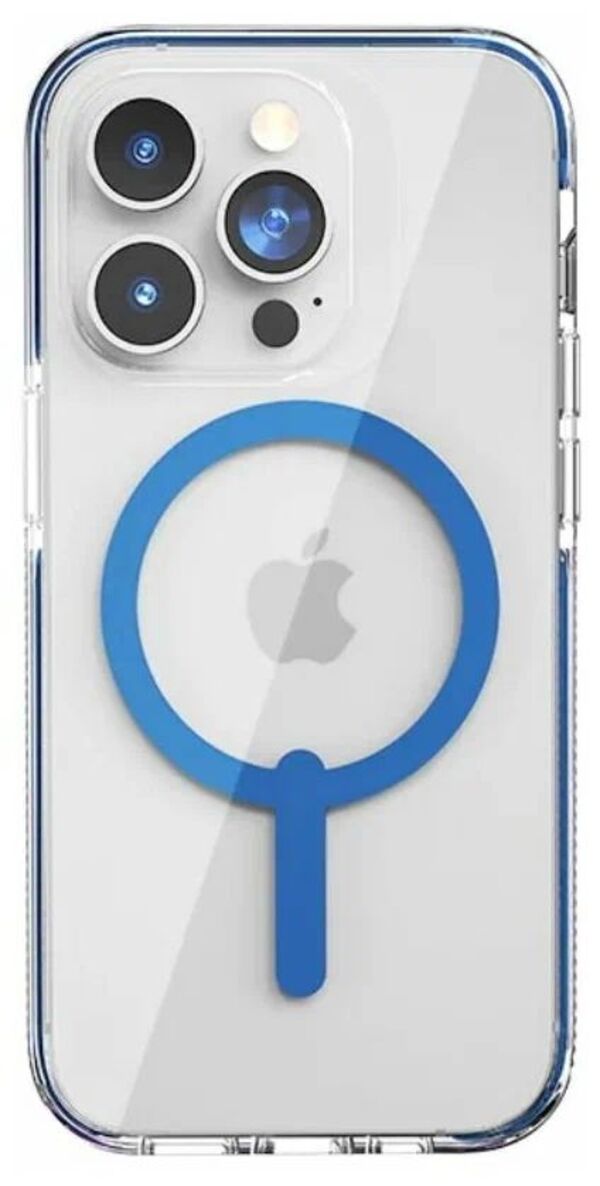 

Накладка ZAGG для iPhone 14 Plus, Santa Cruz Snap, MagSafe, Blue SKU:102010536, Синий;прозрачный