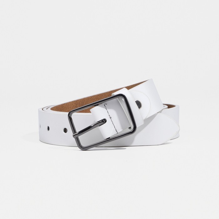 

Ремень женский NoBrand 9345406 белый, 115 см, 9345406