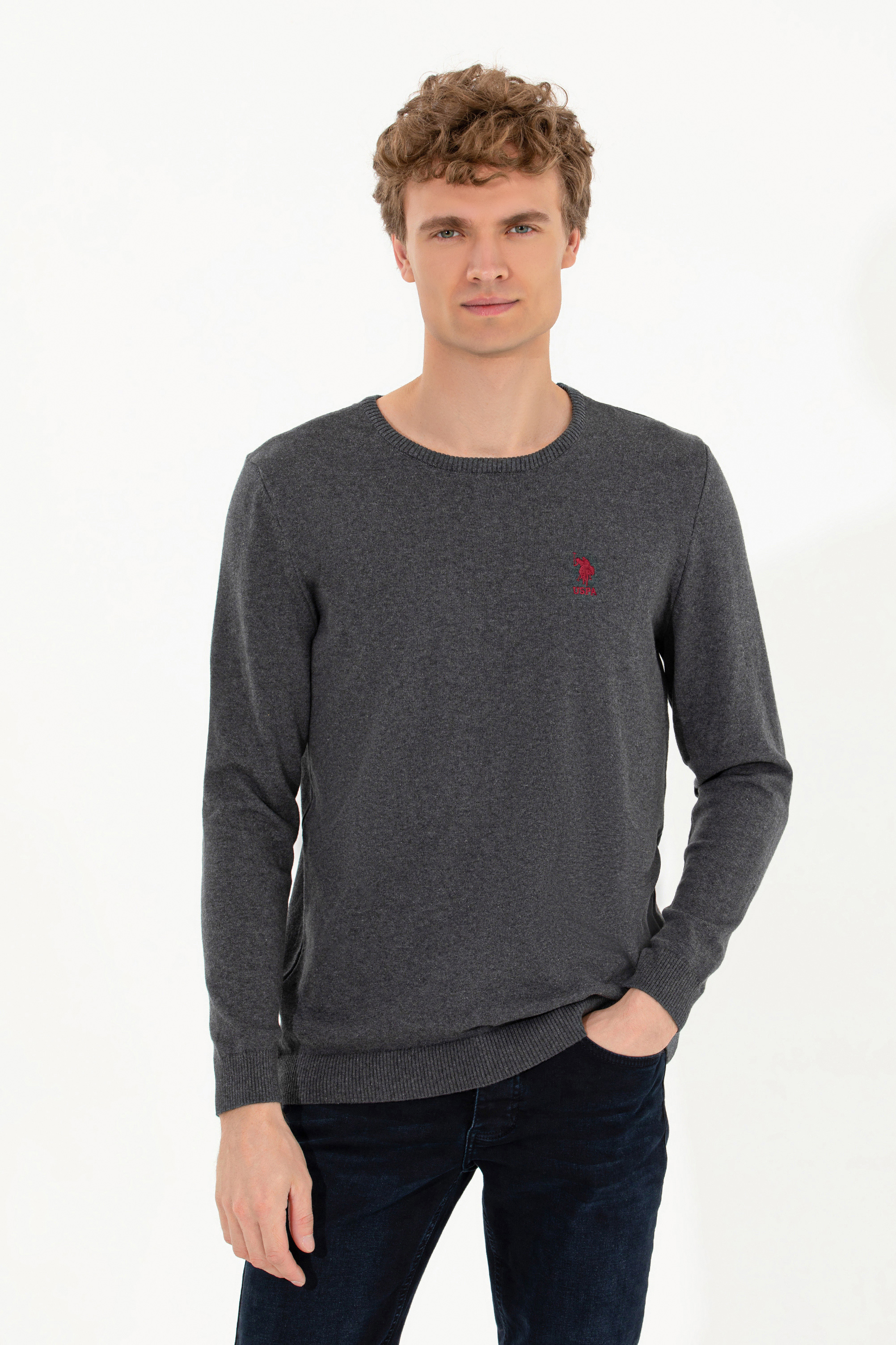 

Джемпер мужской U.S. POLO Assn. G081GL0TK0GTD01-GLBSK22 серый L, G081GL0TK0GTD01-GLBSK22