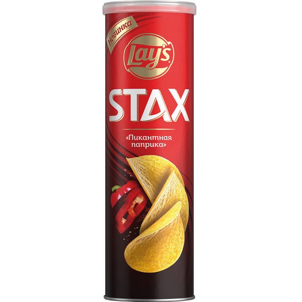 

Чипсы Lay's Stax Пикантная паприка, 140 г