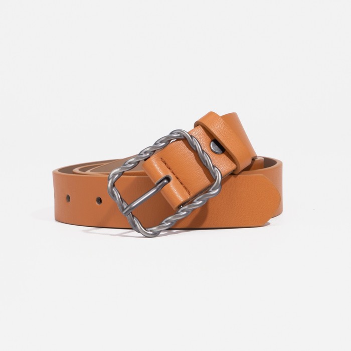 

Ремень женский NoBrand 9345290 рыжий, 115 см, Оранжевый, 9345290