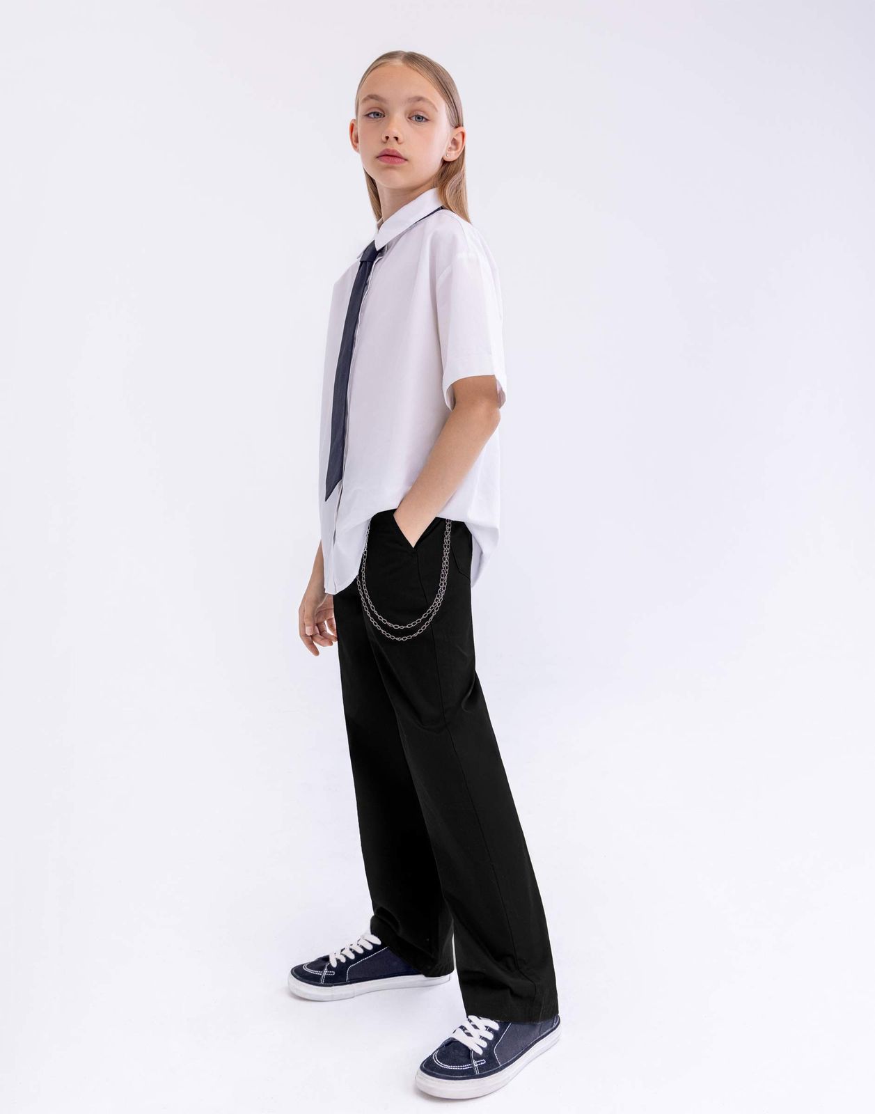 

Брюки для девочки Gloria Jeans GPT009533 черный 12-13л/158, GPT009533