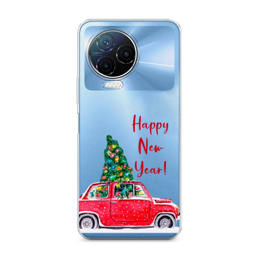 

Чехол на Infinix Note 12 Pro 4G/Note 12 2023 "Happy New Year", Красный;зеленый, 3102250-5