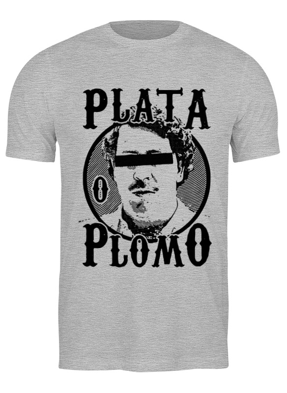 

Футболка мужская Printio Pablo escobar 3381472 серая L, Серый, Pablo escobar 3381472