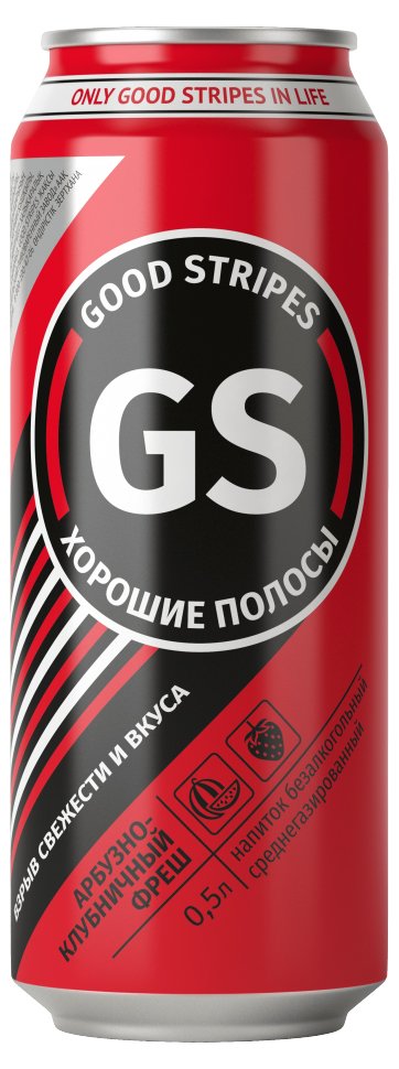 

Напиток Good stripes Арбузно-клубничный фреш 0,5 л