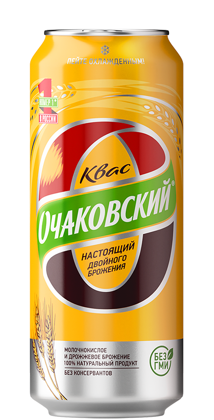 Квас Очаковский хлебный 0,5 л х 24 шт.