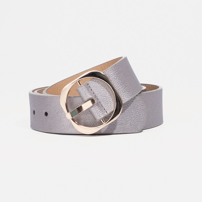 

Ремень женский NoBrand 5140382 серебристый, 110 см, 5140382