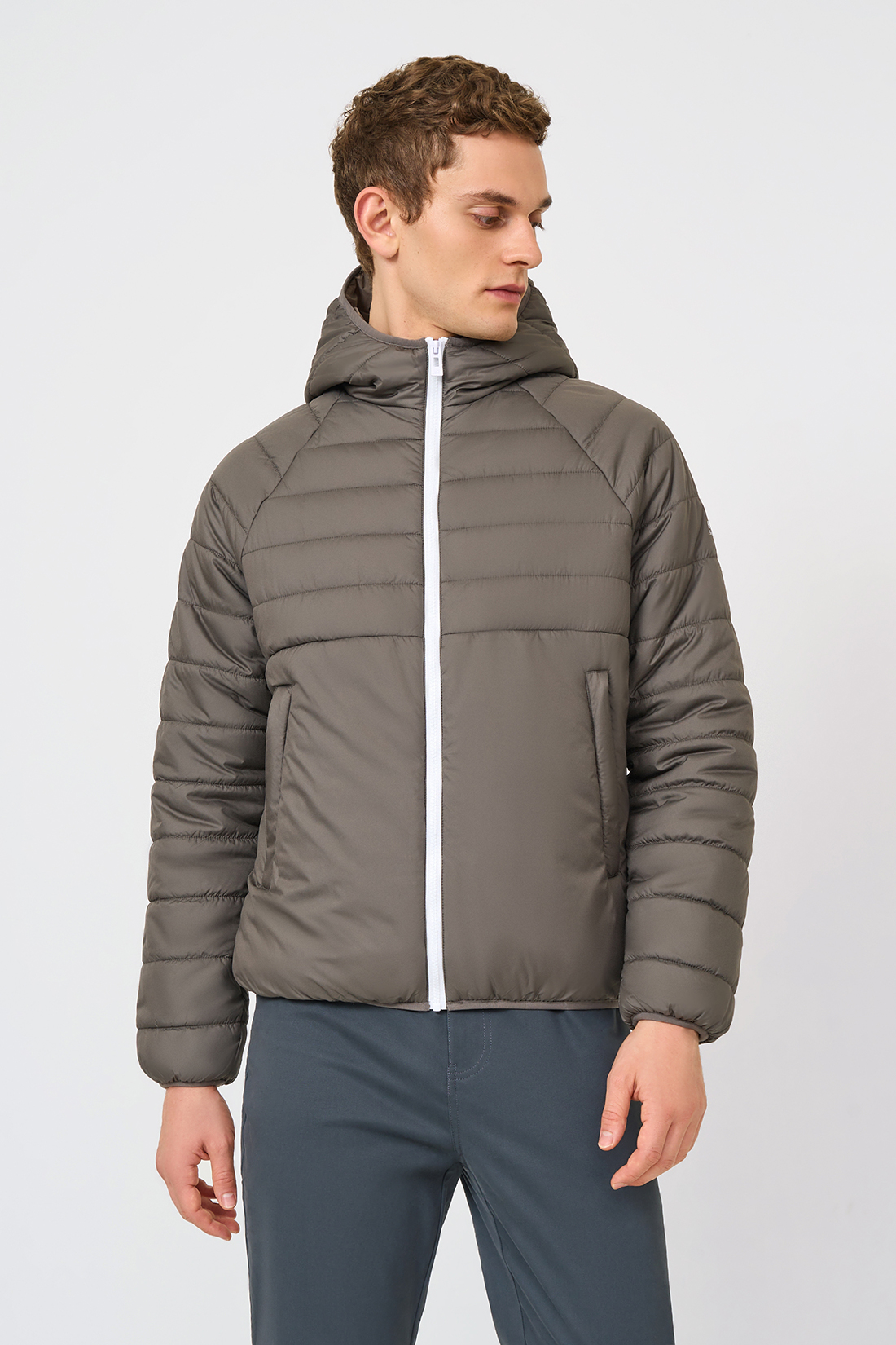 Зимняя куртка мужская Baon B5323505 коричневая XXL