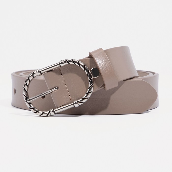 

Ремень женский NoBrand 9163755 бежевый, 110 см, 9163755