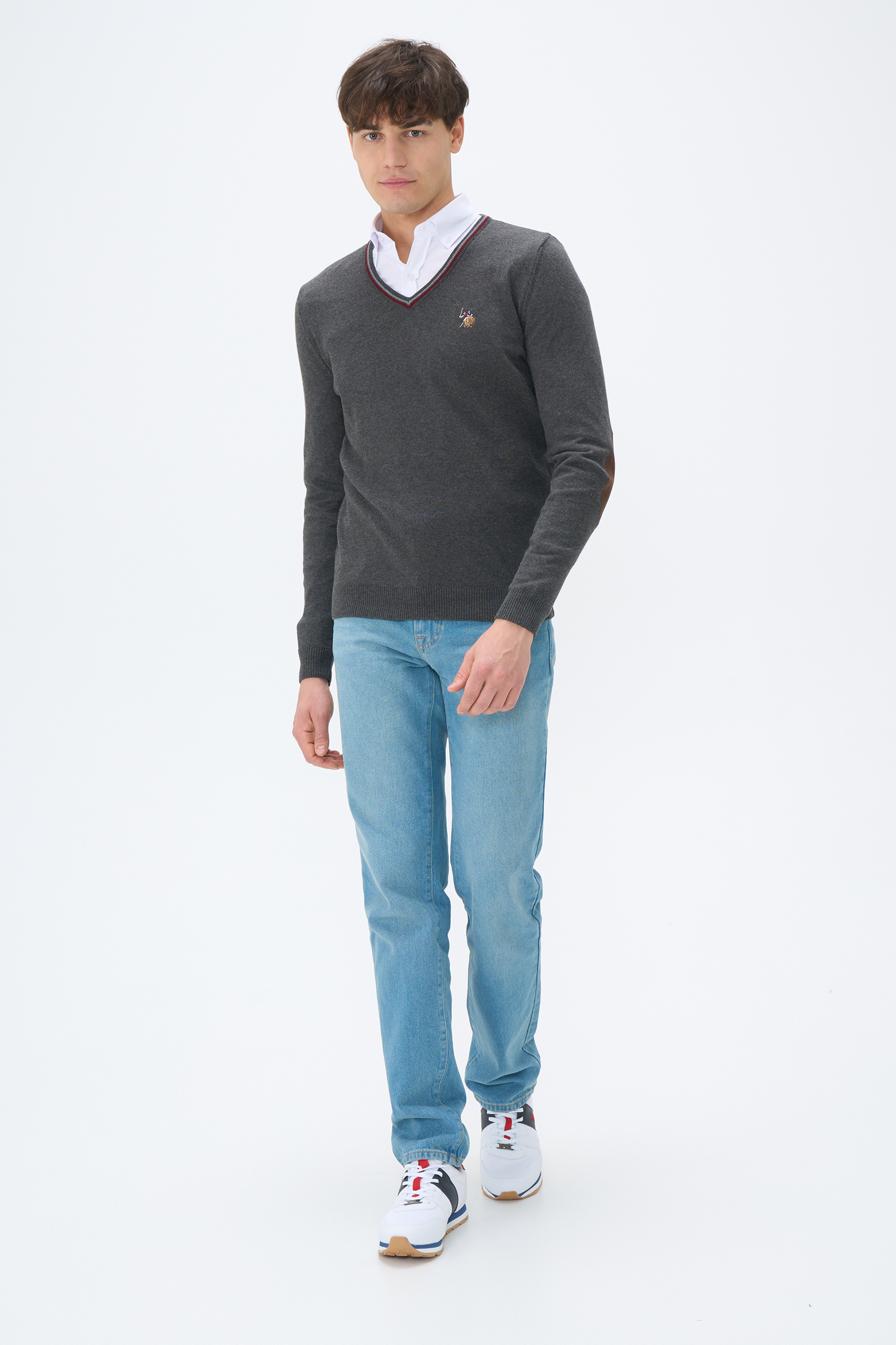 

Пуловер мужской U.S. POLO Assn. G081SZ0TK0TD03-LY-R серый XL, G081SZ0TK0TD03-LY-R