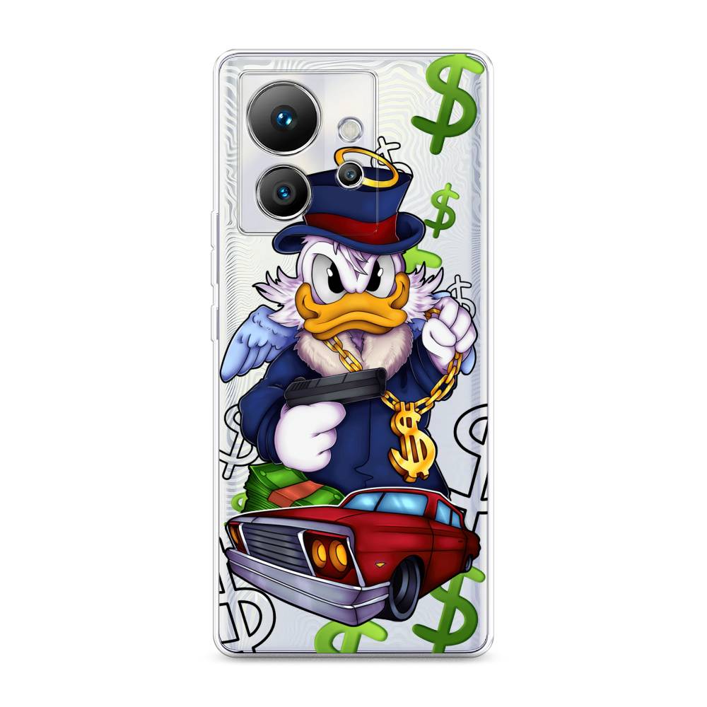 

Чехол на Infinix Zero Ultra 5G "Scrooge McDuck with a Gold Chain", Красный;синий;белый, 3102850-6