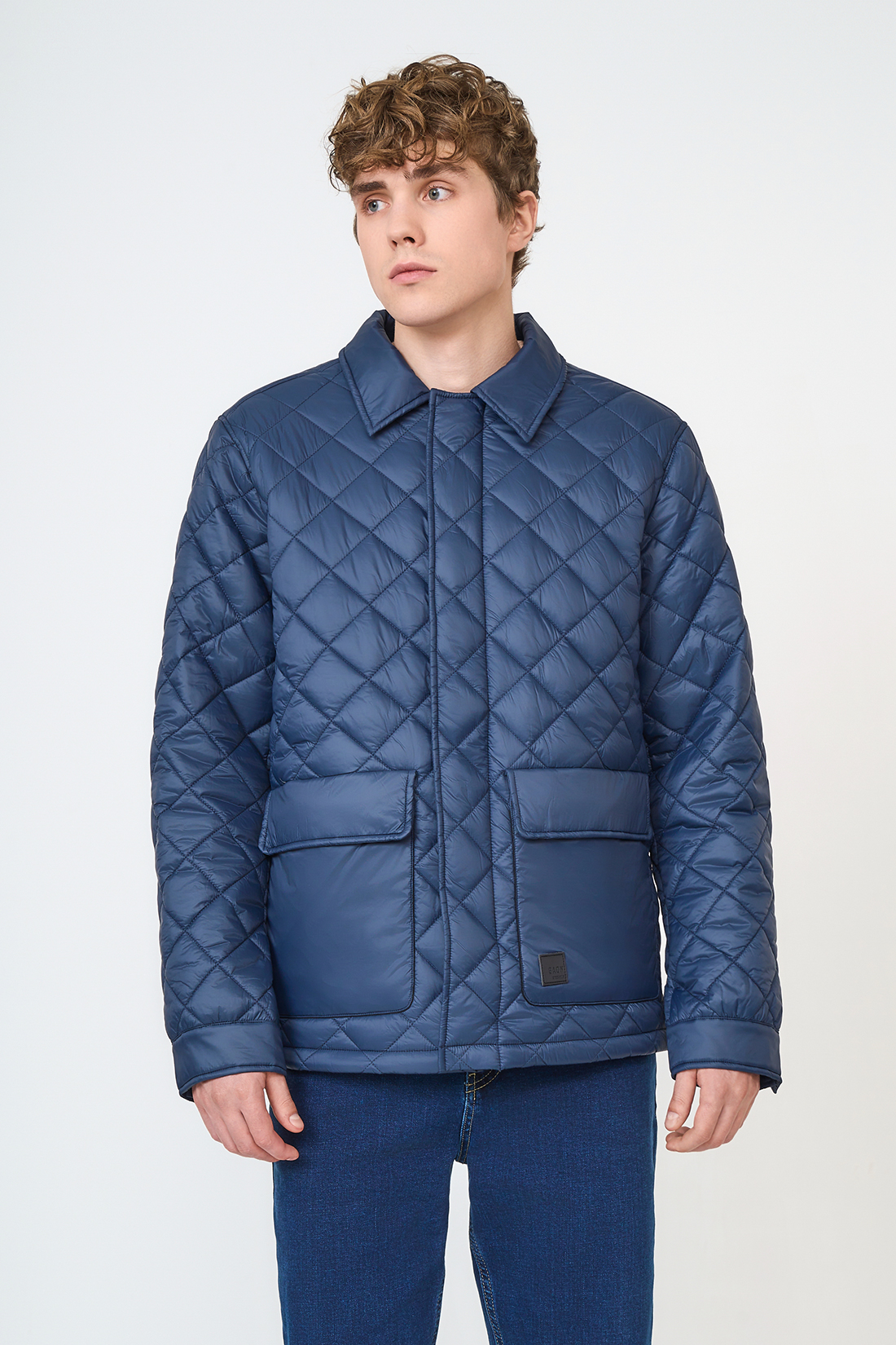 Зимняя куртка мужская Baon B5323507 синяя XL