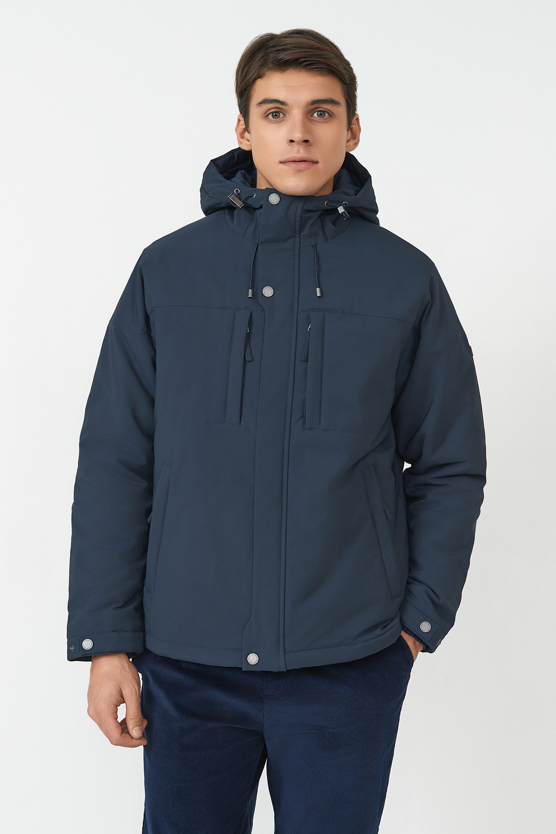 

Зимняя куртка мужская Baon B5323503 синяя XXL, Синий, B5323503