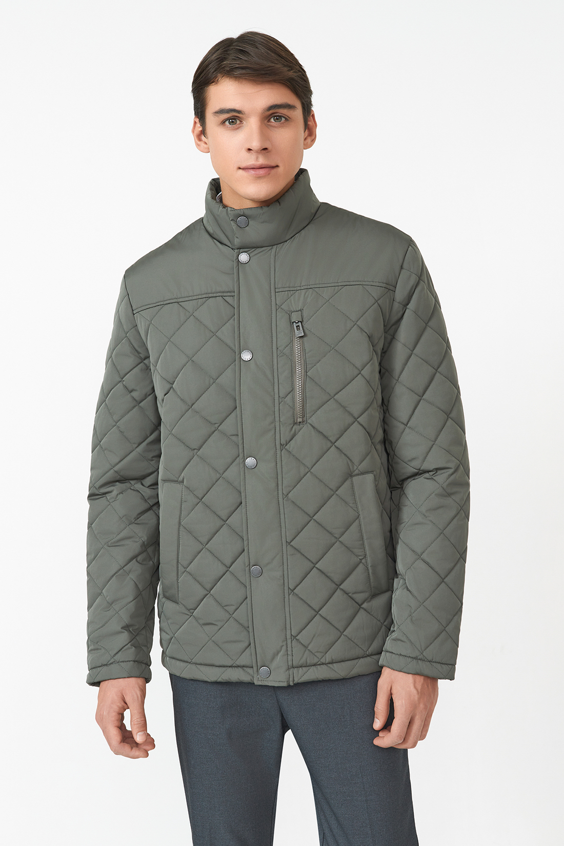 Зимняя куртка мужская Baon B5323506 зеленая XXL