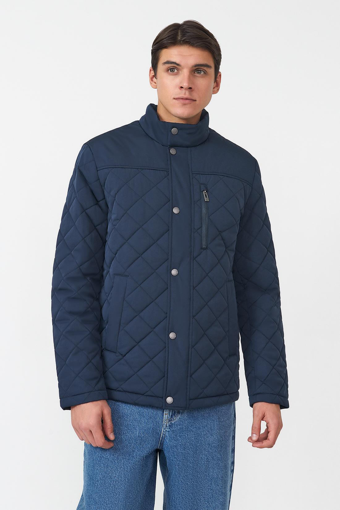 

Зимняя куртка мужская Baon B5323506 синяя XXL, Синий, B5323506