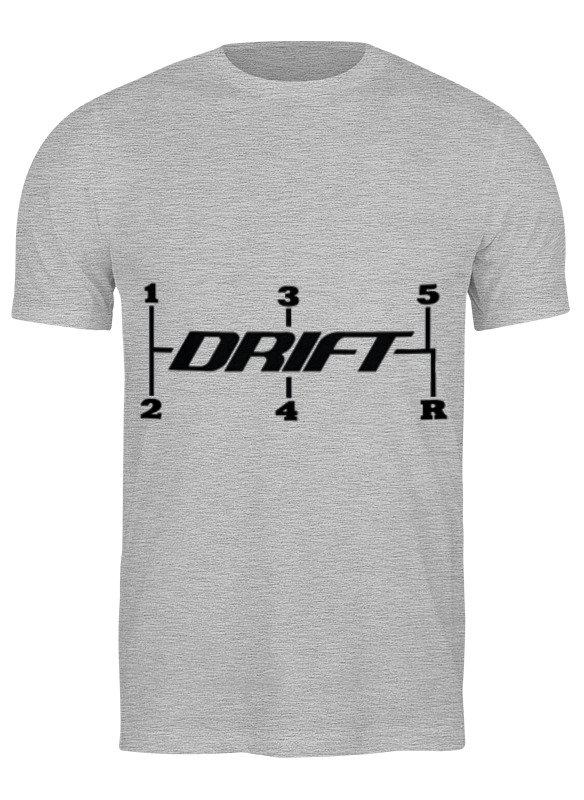 

Футболка мужская Printio Drift style 3703155 серая M, Drift style 3703155