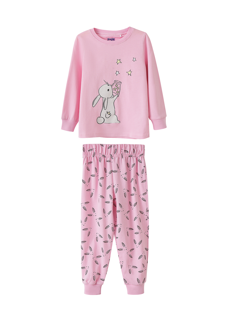 Пижама детская Max&Jessi AW22C693, розовый, 104