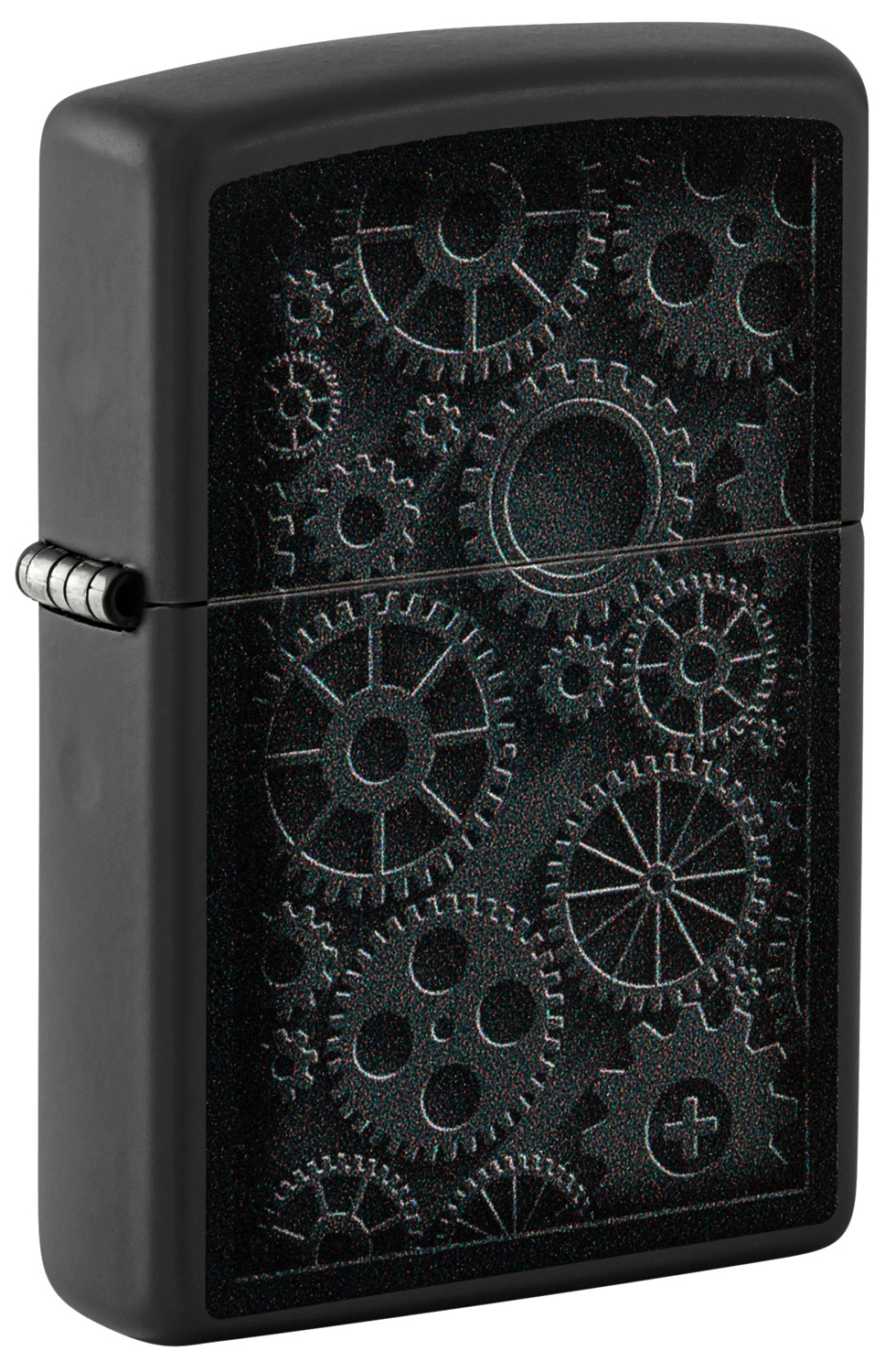 Зажигалка бензиновая Zippo Steampunk с покрытием Black Matte