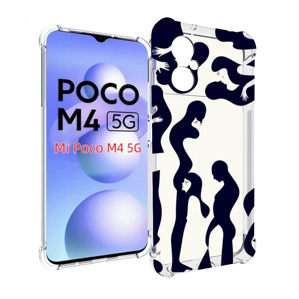 

Чехол MyPads схема-пар для Xiaomi Poco M4 5G, Прозрачный, Tocco