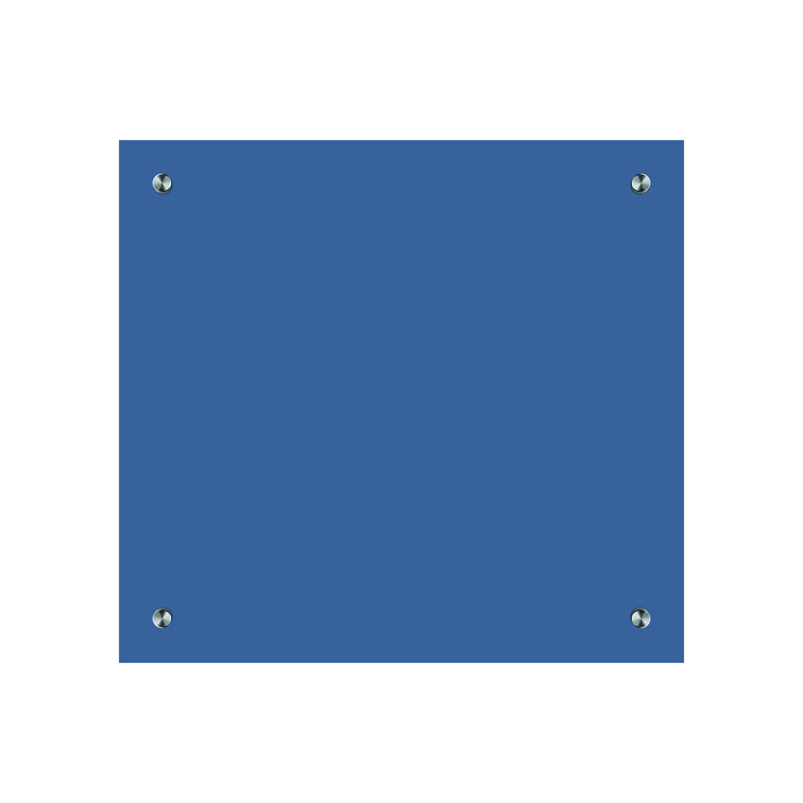 Защитный экран для кухни Normand RAL 5023, 700х600 мм, из закаленного стекла 4 мм