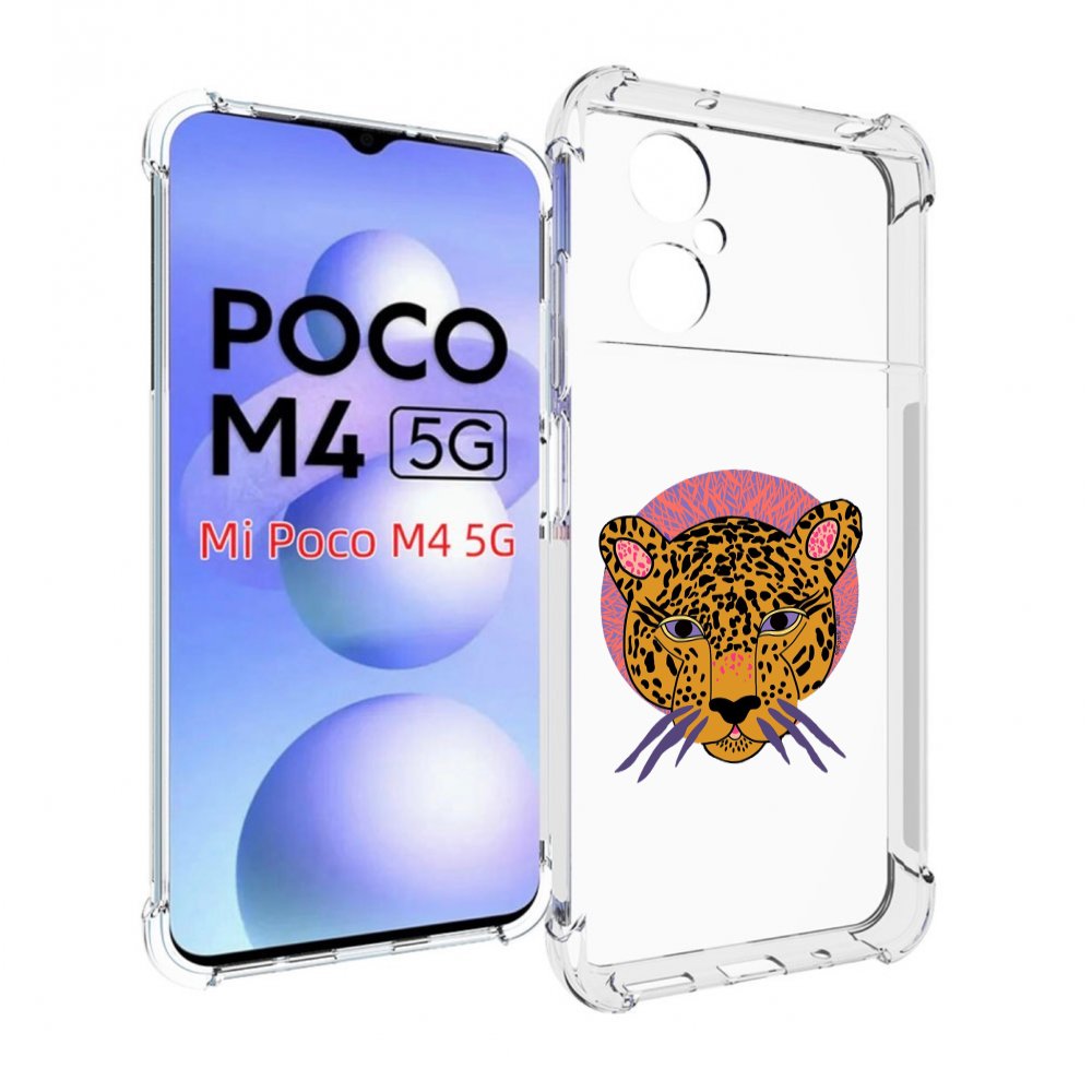 

Чехол MyPads тигр-в-кругу для Xiaomi Poco M4 5G, Прозрачный, Tocco