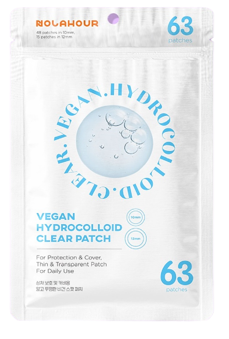 Патчи для лица против акне NOLAHOUR Vegan Hydrocolloid Clear Patch 63 шт