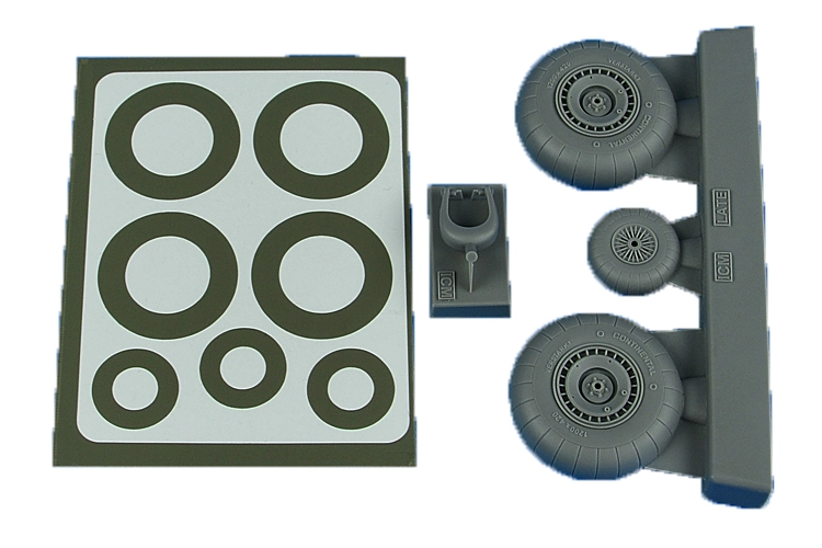 

Набор дополнений Aires 1/48 Do 217N wheels paint masks - late A 4804