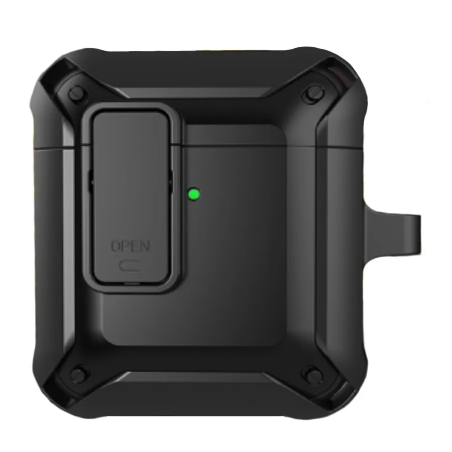

Чехол WiWU Mecha AirPods Case для AirPods 1/2 Black/Black, Черный