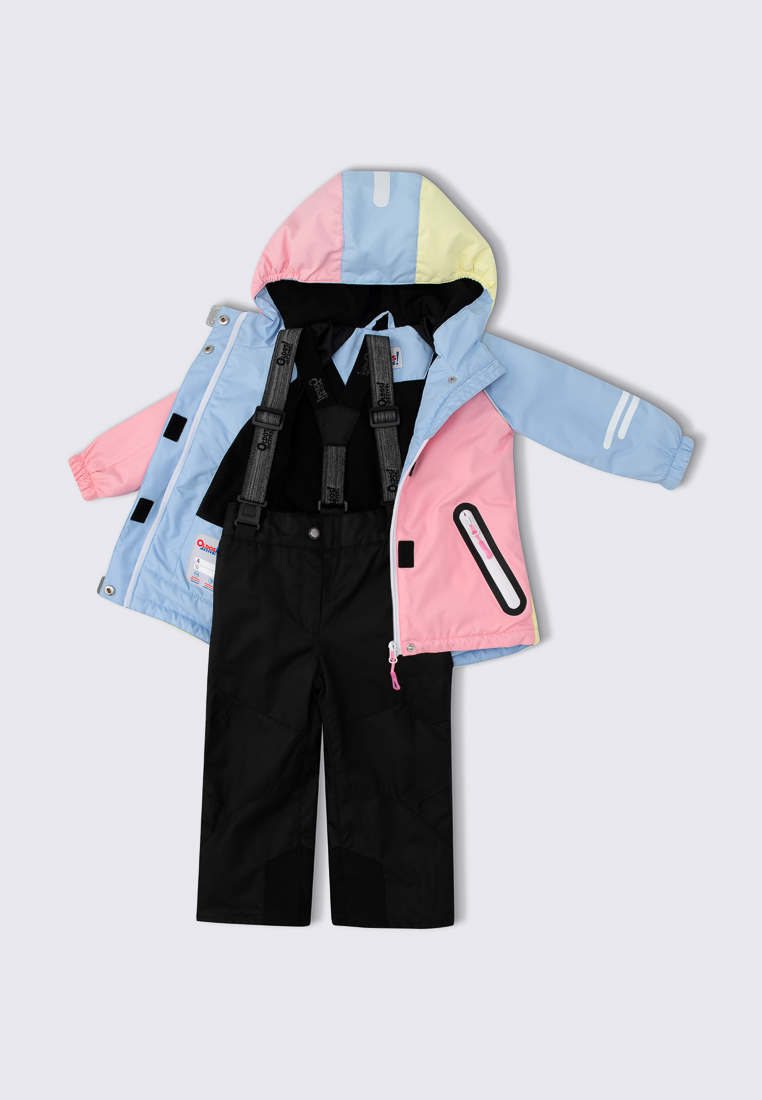 Комплект верхней одежды OLDOS AOSS23SU2T111, розовый_лимонный_черный, 104 бюстгальтер женский t shirt t shirt розовый с деталями из сетки