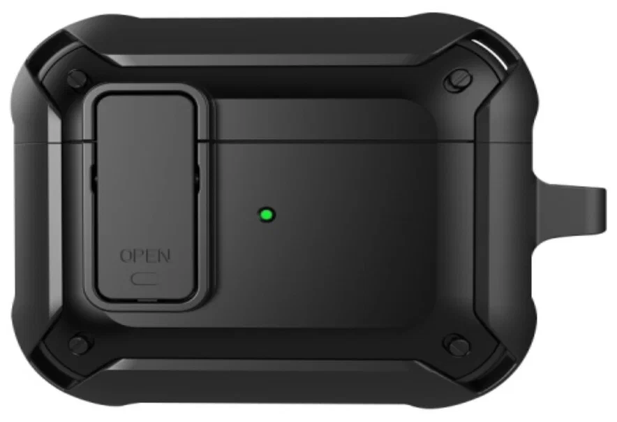 фото Чехол wiwu mecha airpods case для airpods pro black + black nobrand