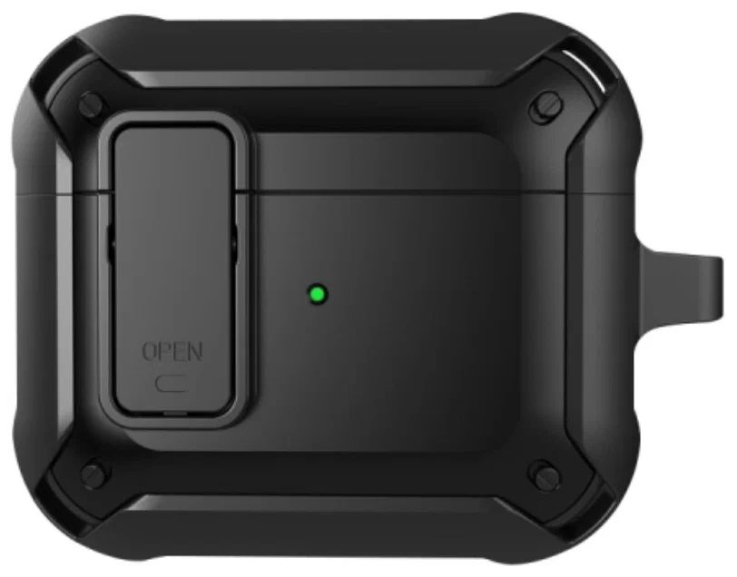 Чехол WiWU Mecha AirPods Case для AirPods 3 Black + Black