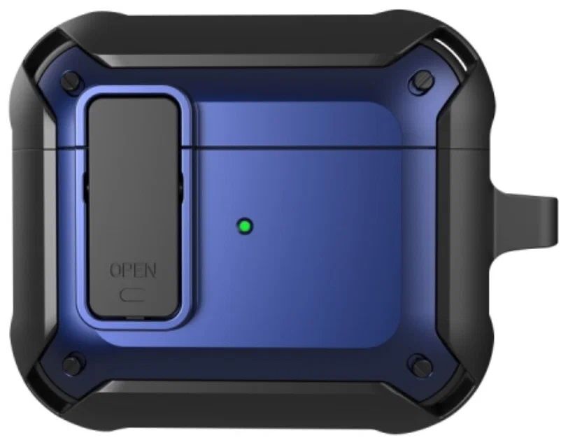 Чехол WiWU Mecha AirPods Case для AirPods 3 Black + Blue