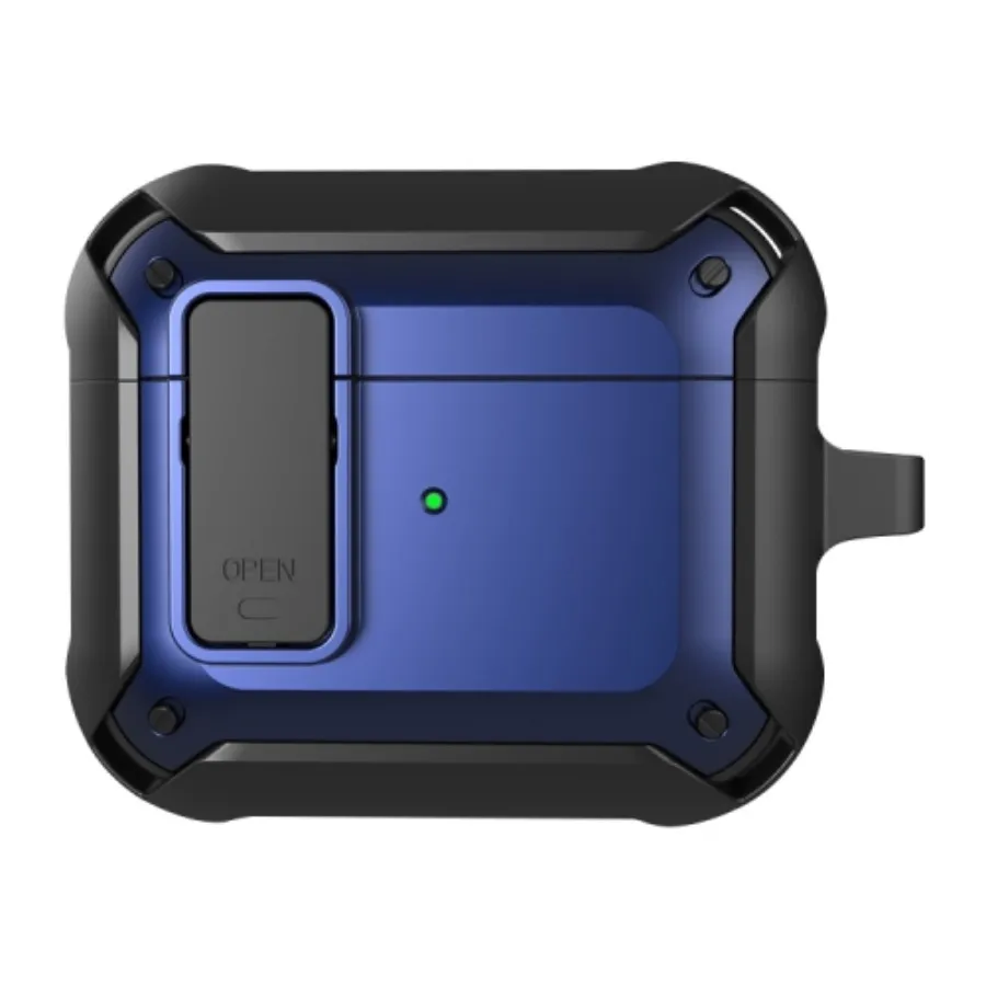 

Чехол WiWU Mecha AirPods Case для AirPods 3 Black/Blue, Черный;синий